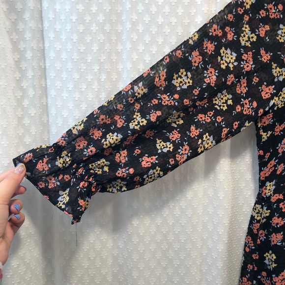 FREE PEOPLE • floral boho dress 6 - Picture 3 of 4